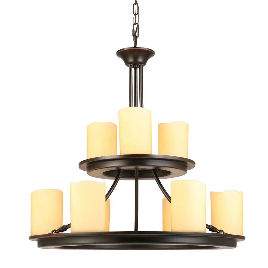 allen + roth Harpwell 7 Light Oil Rubbed Bronze Traditional Chandelier allen + roth Harpwell 7 Light Oil Rubbed Bronze Traditional Chandelier