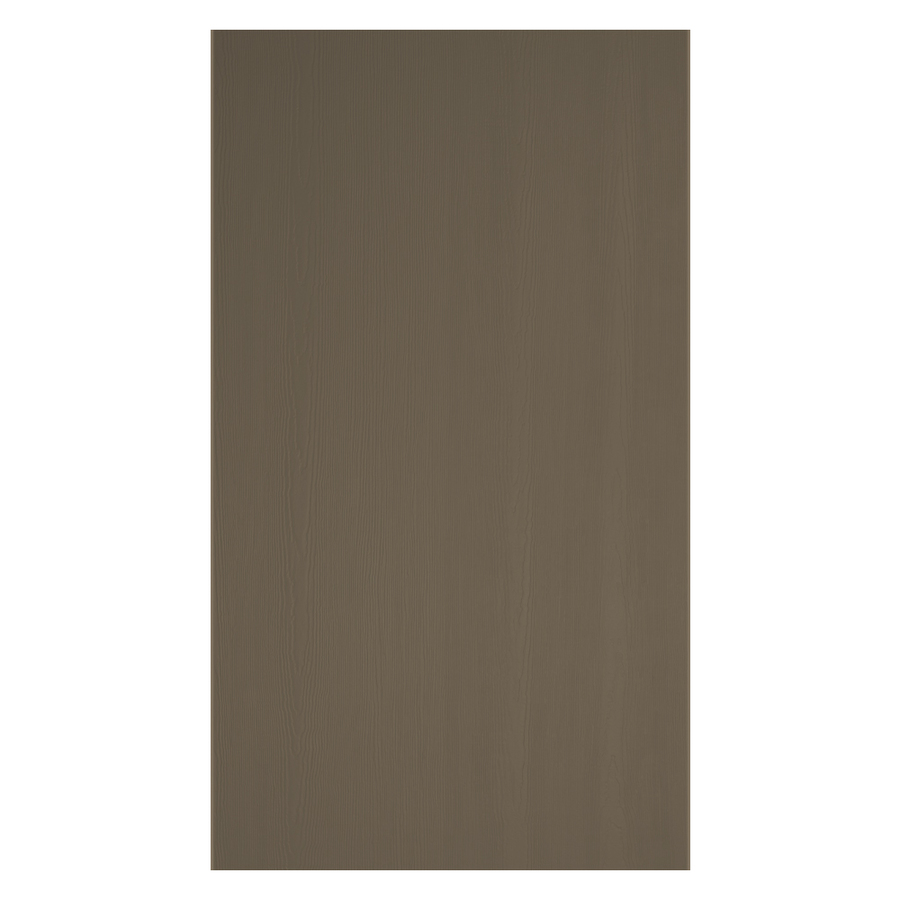 James Hardie HardiePanel Primed Woodstock Brown Cedarmill Vertical Fiber Cement Siding Panel (Actual 0.312 in x 48 in x 120 in)