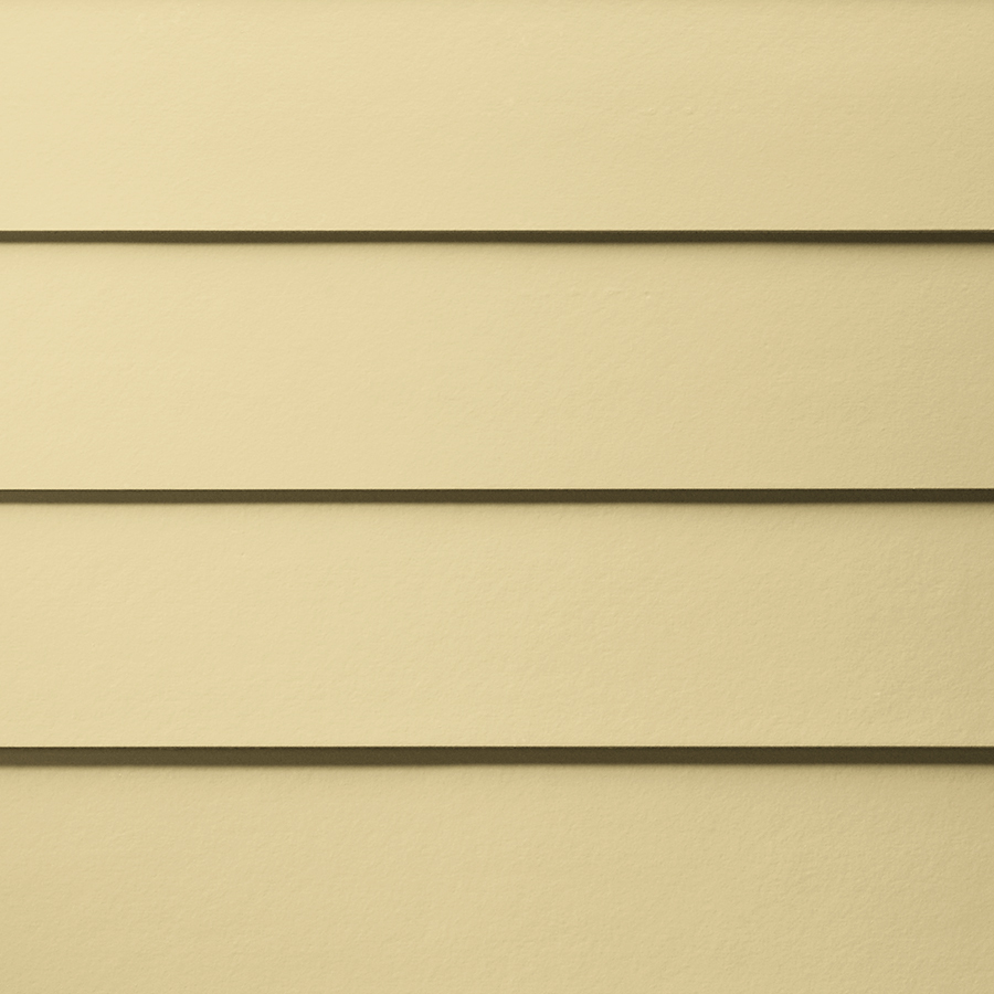 James Hardie HardiePlank Primed Woodland Cream Smooth Lap Fiber Cement Siding Panel (Actual 0.312 in x 6.25 in x 144 in)