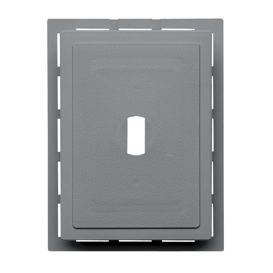 Durabuilt 6.875 in x 5.5 in Wedgewood/Pebble Vinyl Electrical Mounting Block