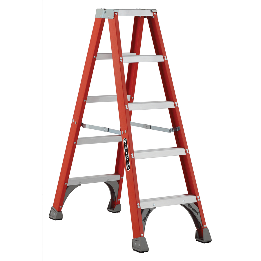 Louisville 5 ft Fiberglass 300 lb Type IA Step Ladder