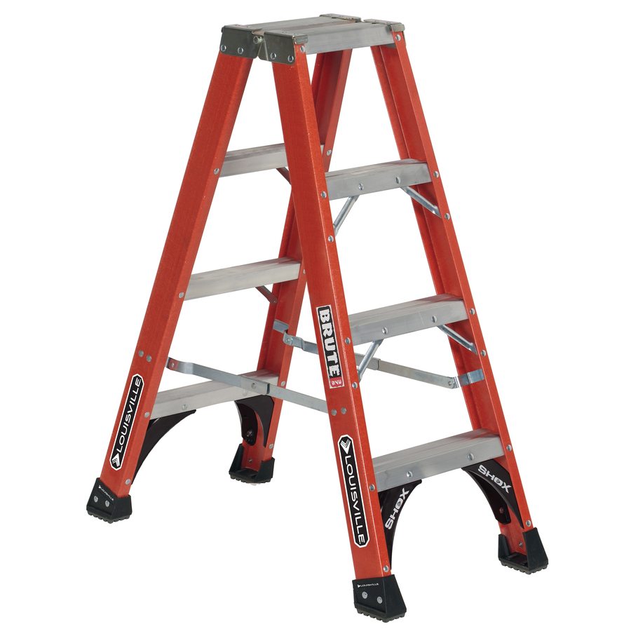 Louisville 4 ft Fiberglass 375 lb Type IAA Step Ladder