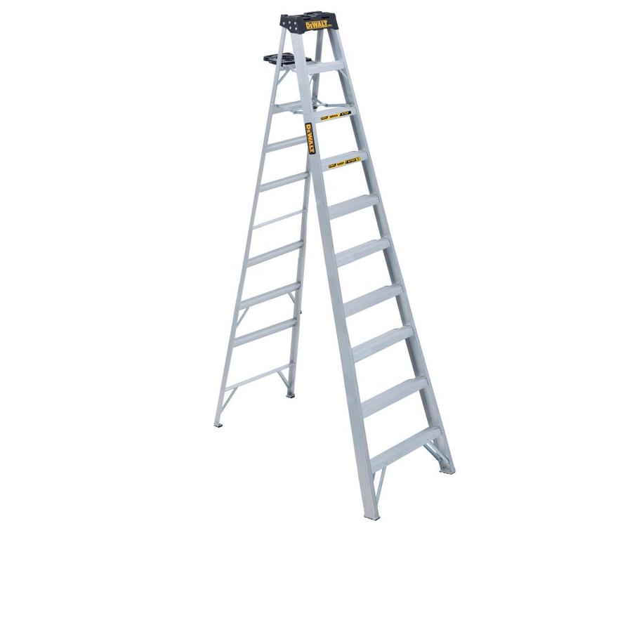 DEWALT 10 ft Aluminum 300 lb Type IA Step Ladder