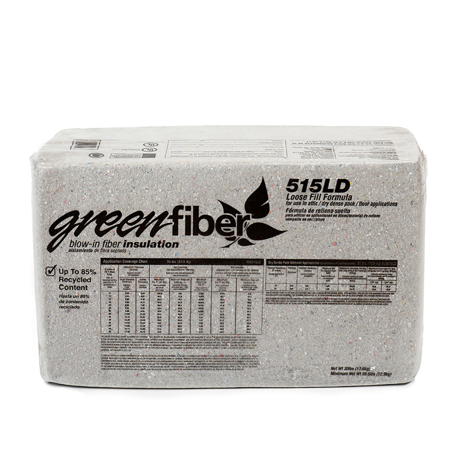 GreenFiber R60 60.5 sq ft Cellulose Blown in Insulation with Sound Barrier