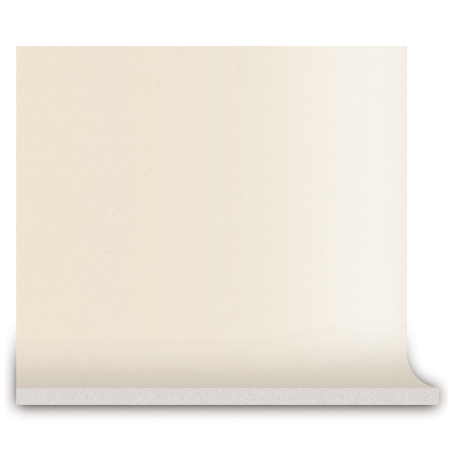 American Olean Bright Almond Ceramic Cove Base Tile (Common 4 in x 4 in; Actual 4.25 in x 4.25 in)