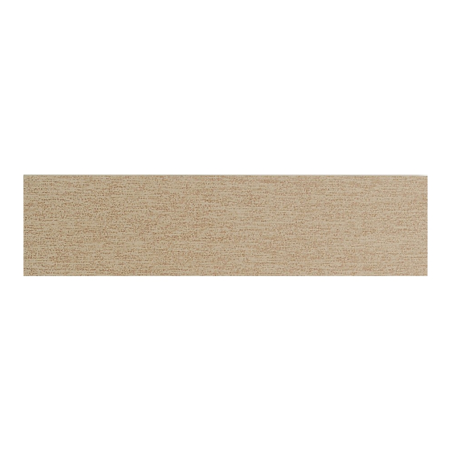 American Olean St. Germain Chenile Thru Body Porcelain Indoor/Outdoor Bullnose Tile (Common 3 in x 12 in; Actual 2.87 in x 11.5 in)