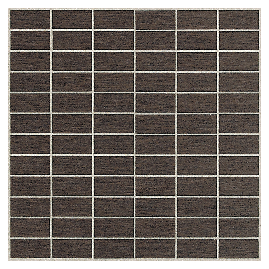 American Olean 11 Pack St. Germain Chocolat Thru Body Porcelain Mosaic Subway Floor Tile (Common 12 in x 12 in; Actual 11.5 in x 11.5 in)