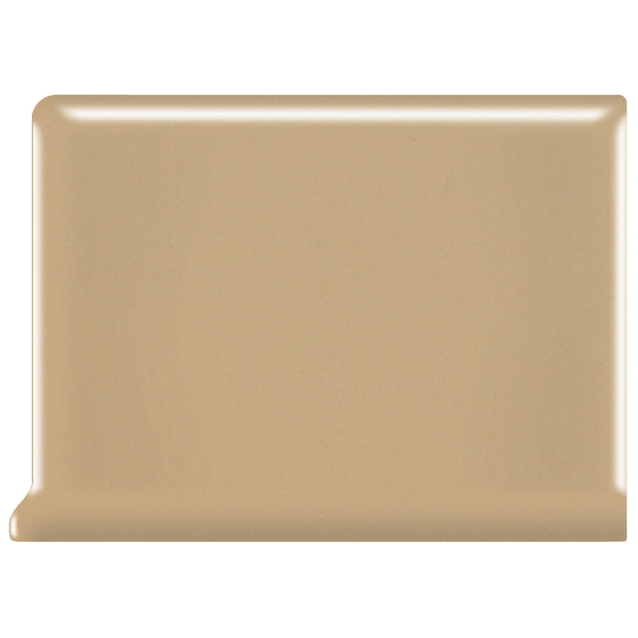 American Olean Bright Cappuccino Ceramic Cove Base Tile (Common 6 in x 6 in; Actual 6 in x 6 in)