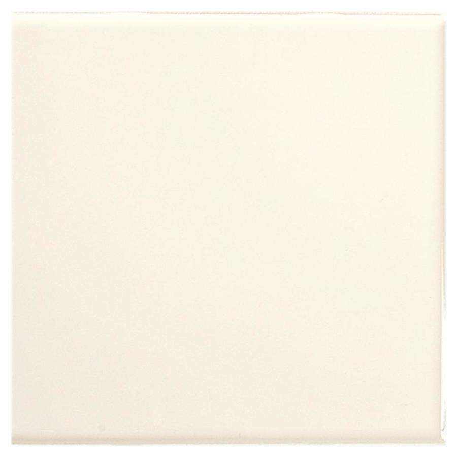 American Olean 50 Pack Bright Biscuit Gloss Ceramic Wall Tile (Common 6 in x 6 in; Actual 6 in x 6 in)