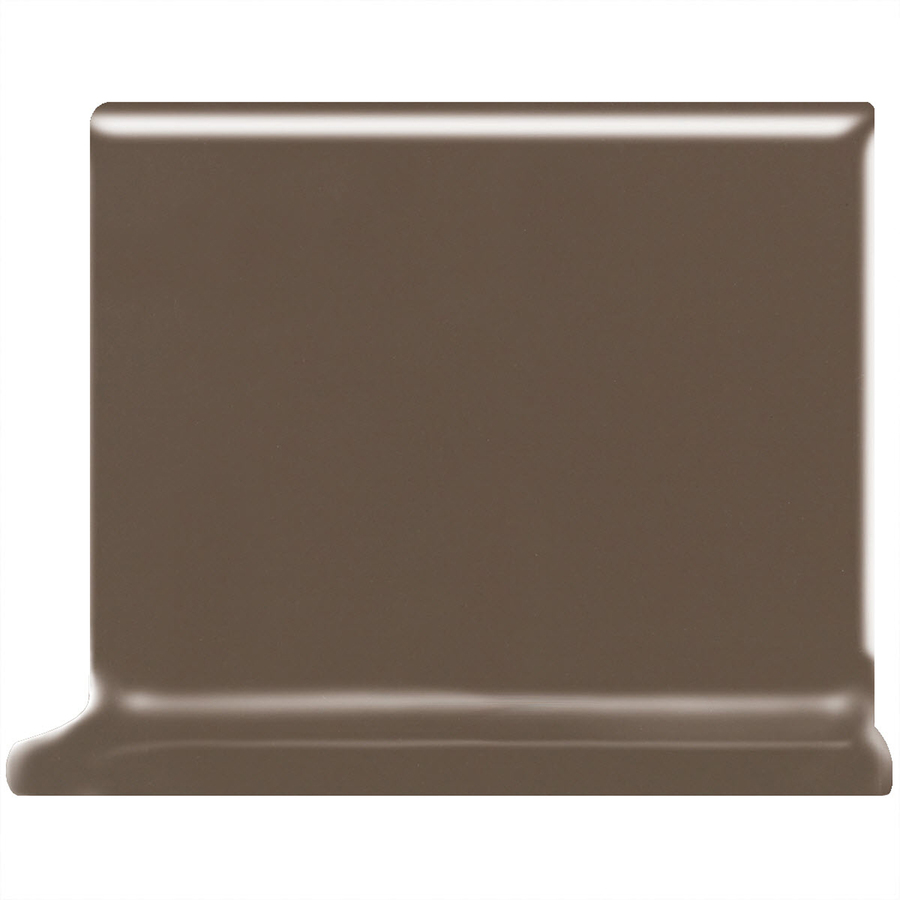 American Olean Matte Nutmeg Ceramic Cove Base Tile (Common 4 in x 4 in; Actual 4.25 in x 4.25 in)