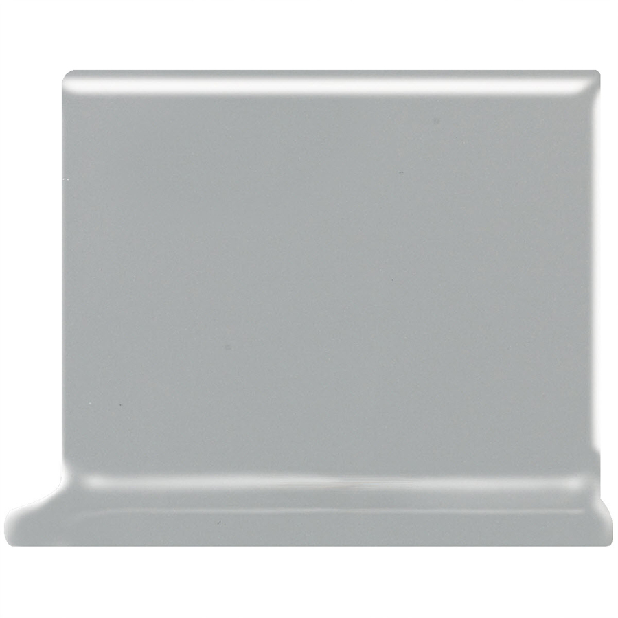 American Olean Bright Light Smoke Ceramic Cove Base Tile (Common 4 in x 4 in; Actual 4.25 in x 4.25 in)