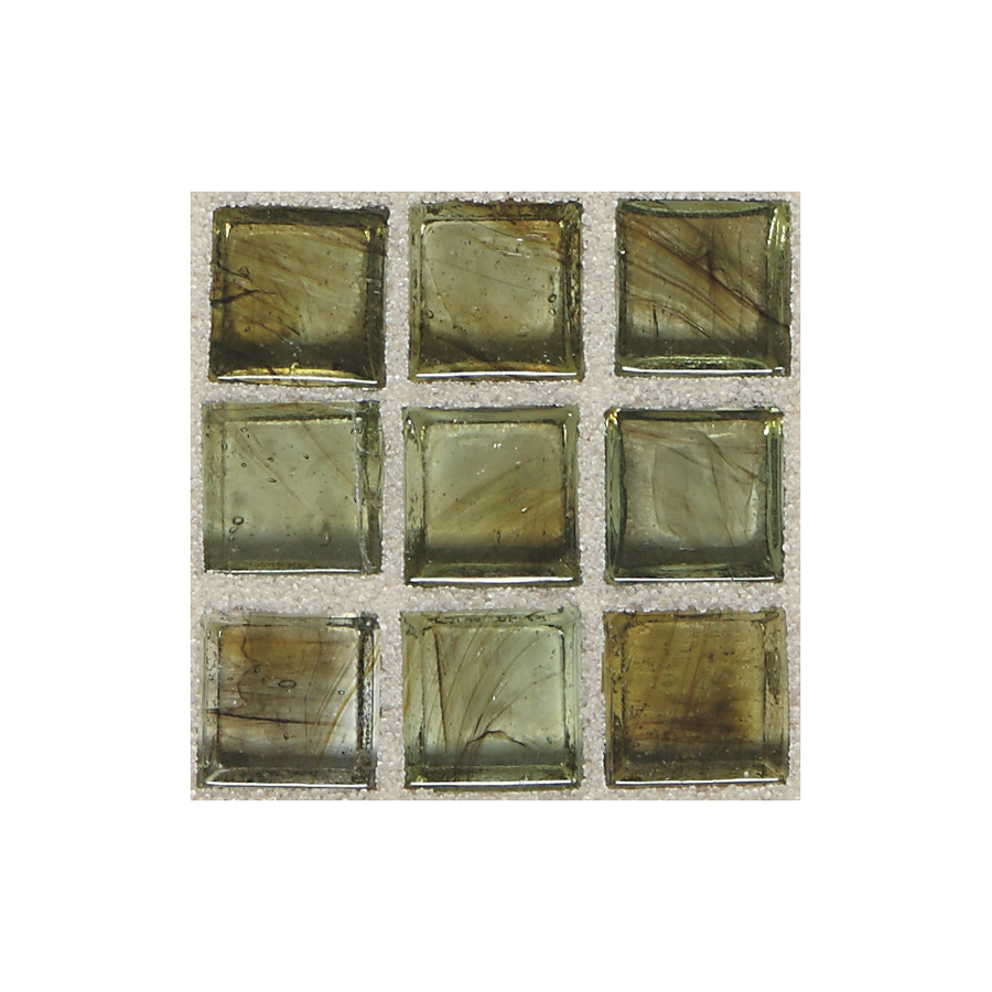 American Olean Visionaire Summer Storm Glass Mosaic Square Indoor/Outdoor Wall Tile (Common 13 in x 13 in; Actual 12.87 in x 12.87 in)