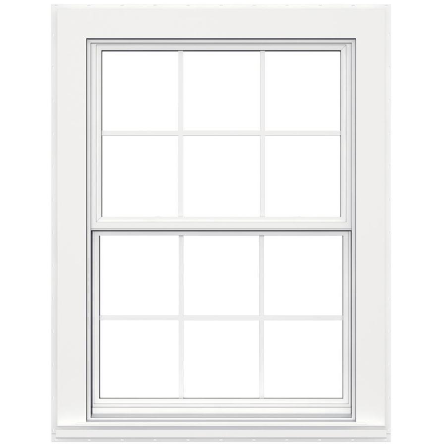 JELD WEN 36 in x 48 in V4500 Vinyl Double Pane New Construction Double Hung Window