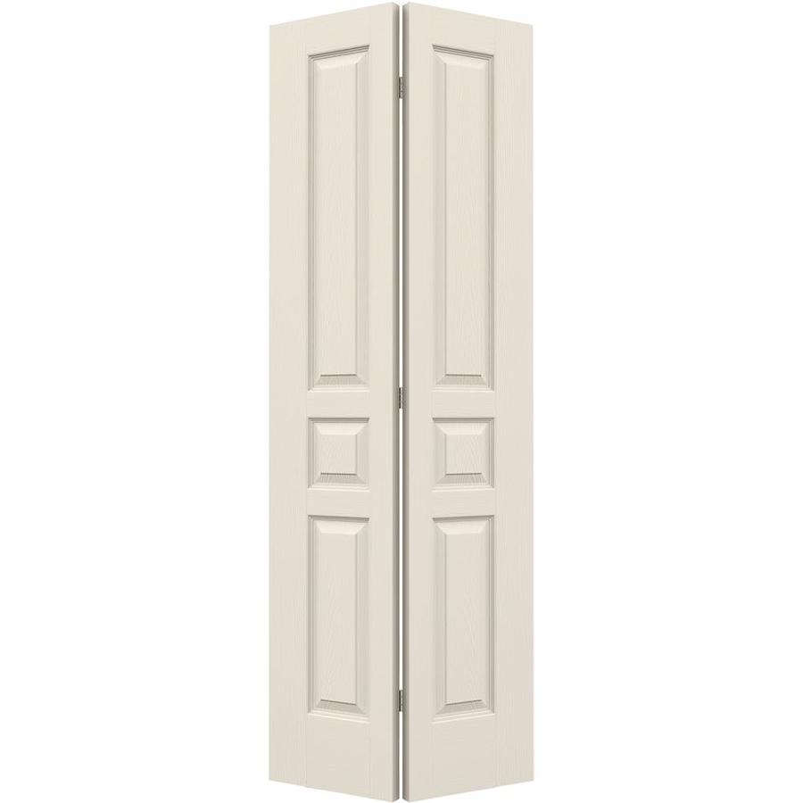 ReliaBilt Hollow Core 3 Panel Square Bi Fold Closet Interior Door (Common 28 in x 80 in; Actual 27.5 in x 79 in)