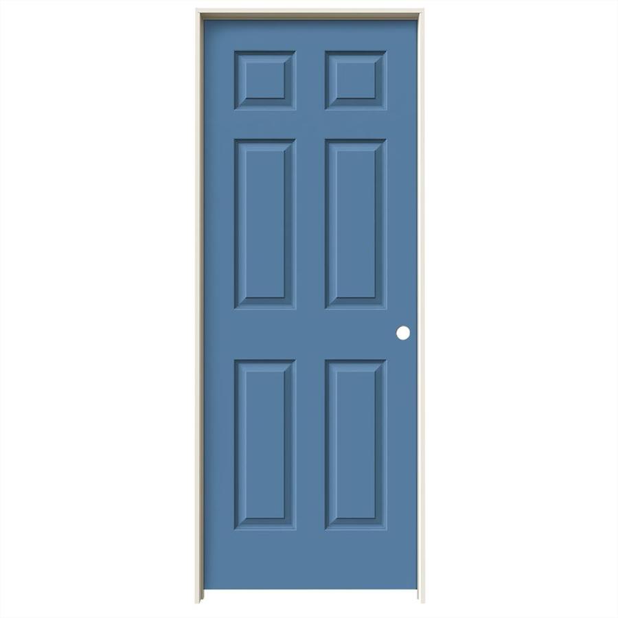 ReliaBilt Blue Heron Prehung Hollow Core 6 Panel Interior Door (Common 32 in x 80 in; Actual 33.562 in x 81.688 in)