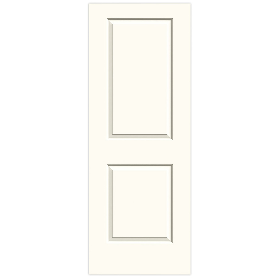 ReliaBilt 32 in x 80 in 2 Panel Square Solid Core Smooth Non Bored Interior Slab Door