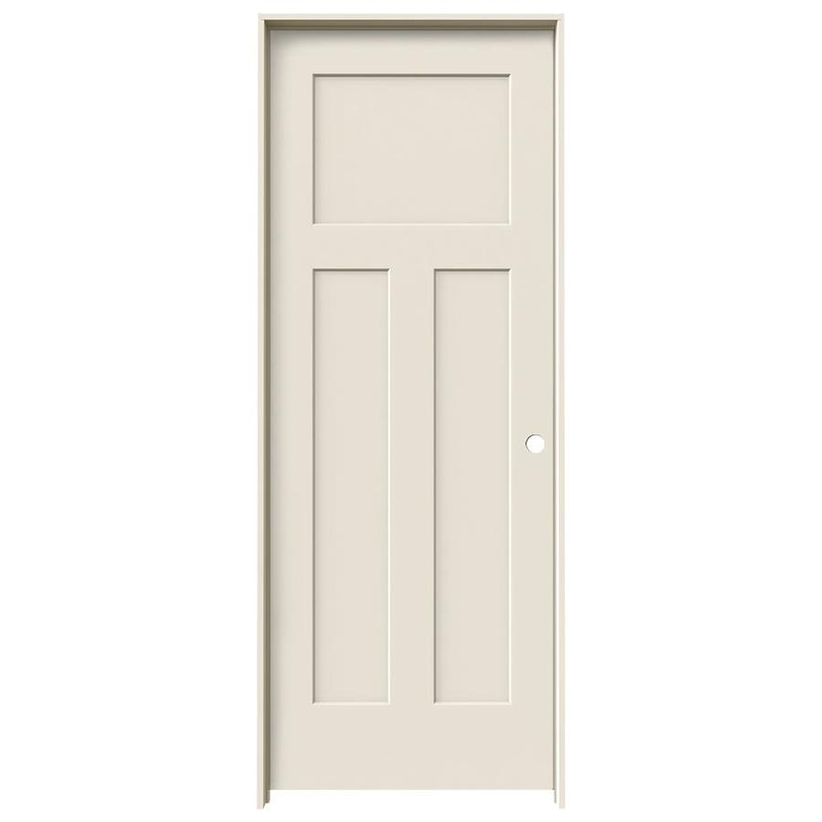 ReliaBilt Prehung Solid Core 3 Panel Craftsman Interior Door (Common 30 in x 80 in; Actual 31.562 in x 81.688 in)