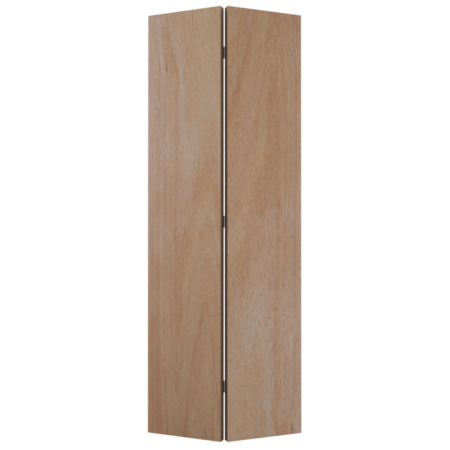 ReliaBilt 32 in x 79 in Flush Hollow Core Wood Interior Bifold Closet Door