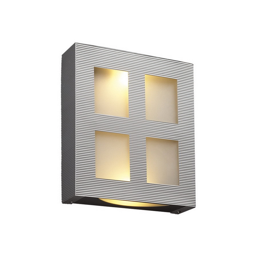 Shop PLC Lighting 10 1/4 in H x 8 1/2 in L 1 Light Aluminum Pocket 