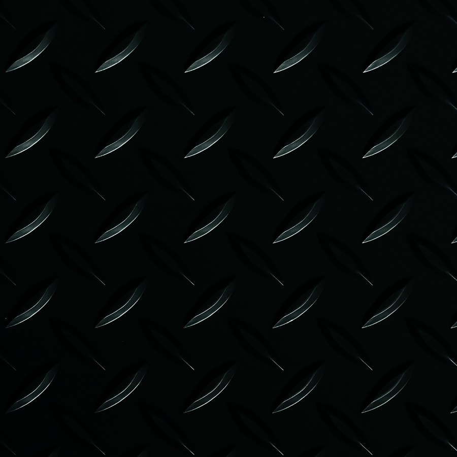 G-Floor Diamond Tread 10-ft x 24-ft Midnight Black Garage Flooring Roll | GF75DT1024MB