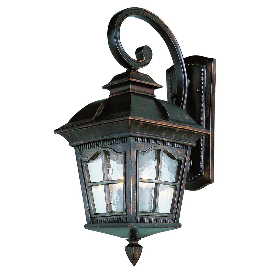 Bel Air Lighting 26 in H Black Outdoor Wall Light