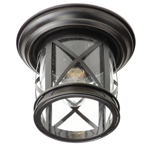   porch lights allen + roth Oil Rubbed Bronz Outdoor Ceiling Light