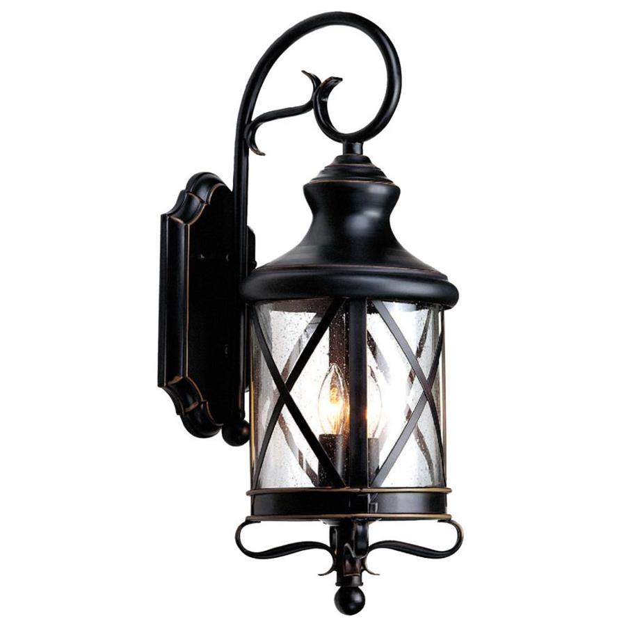 Shop allen + roth 29 1/4 in Oil Rubbed Bronze Outdoor Wall Light at 