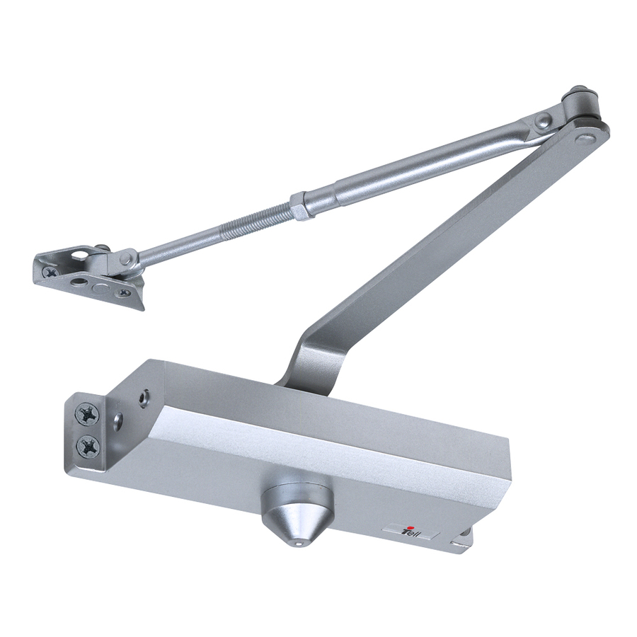 TELL MANUFACTURING, INC. Commercial Grade 3 Door Closer, Size 3