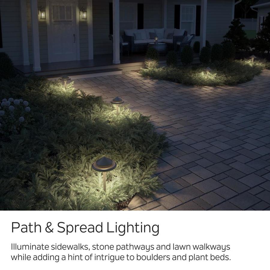 Kichler 3 Watt Olde Bronze Low Voltage Hardwired Led Path Light In Low Voltage Hardwired Led Path Light