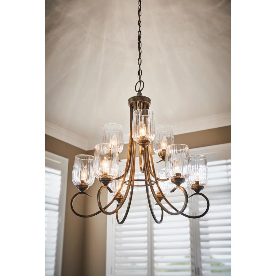 Kichler Chesterlyn 9 Light Vintage Tuscan Traditional Chandelier In The Chandeliers Department At Lowes Com