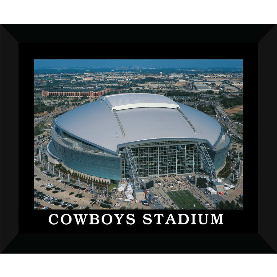 22 in W x 18 in H Cowboys Stadium Framed Wall Art