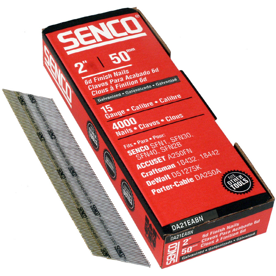 SENCO 15 Gauge 2 Pneumatic Finish Nails