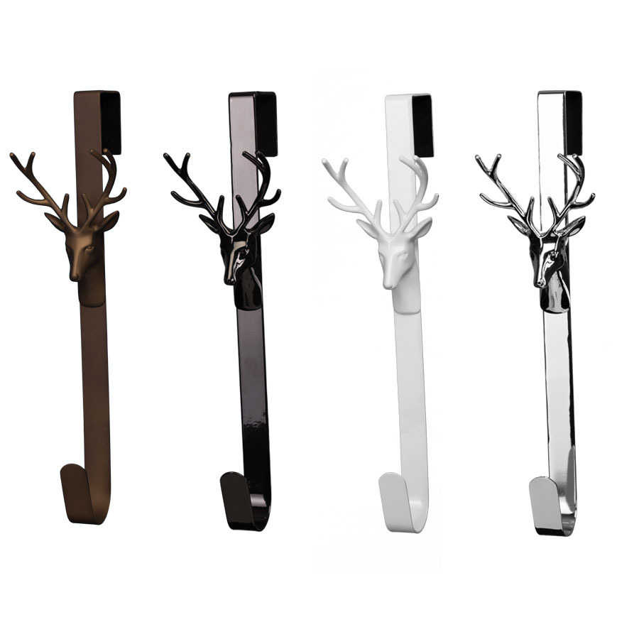 Holiday Living Assorted 15 in Metal Deer Wreath Hanger