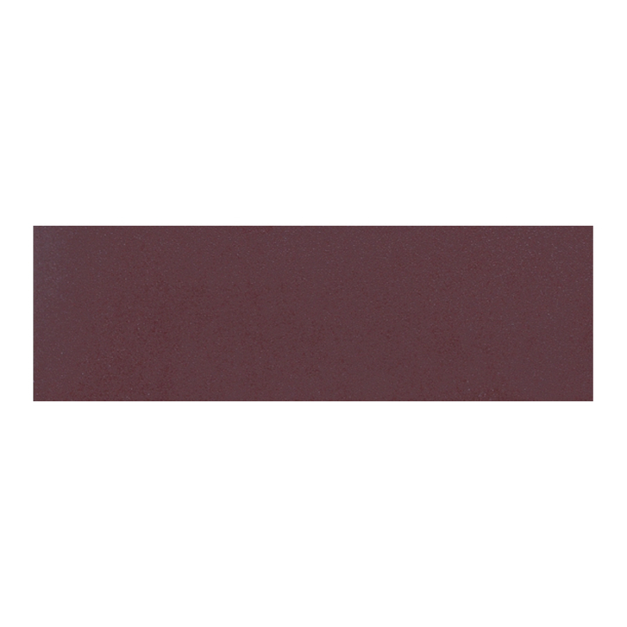 American Olean Urban Tones Burgundy Solid Glazed Porcelain Indoor/Outdoor Bullnose Tile (Common 3 in x 12 in; Actual 3 in x 11.81 in)