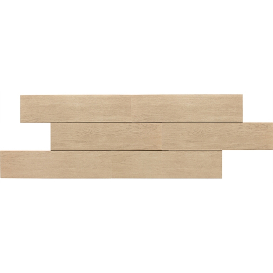 American Olean 12 Pack Terreno Driftwood Thru Body Porcelain Floor Tile (Common 6 in x 24 in; Actual 5.87 in x 23.62 in)