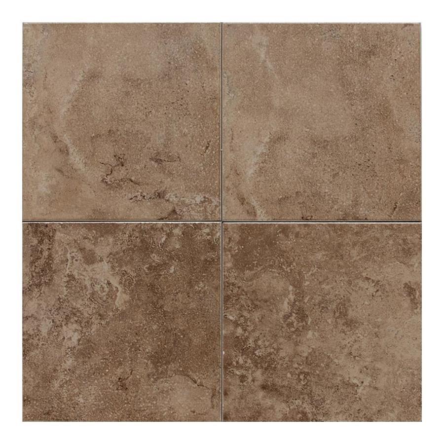 American Olean 11 Pack Pozzalo Weathered Noce Ceramic Floor Tile (Common 12 in x 12 in; Actual 11.81 in x 11.81 in)
