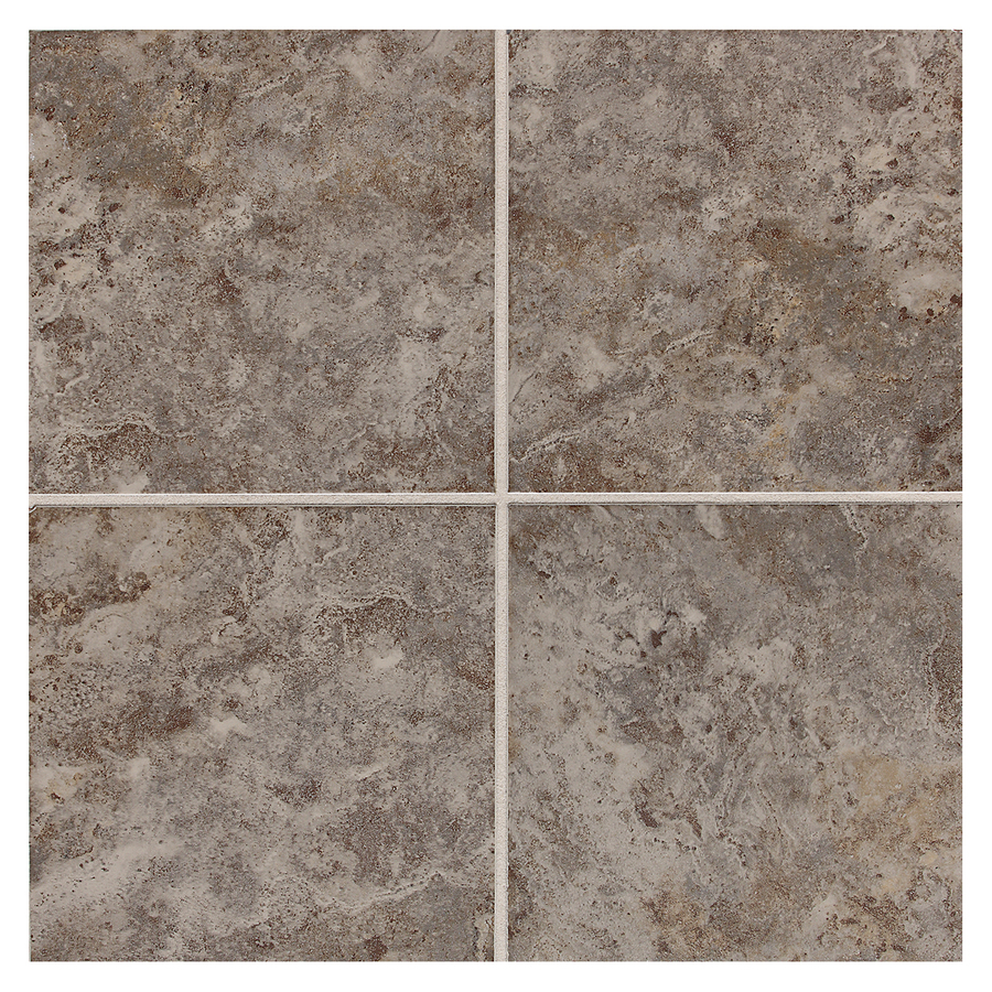 American Olean 11 Pack Belmar Pewter Ceramic Floor Tile (Common 12 in x 12 in; Actual 11.81 in x 11.81 in)