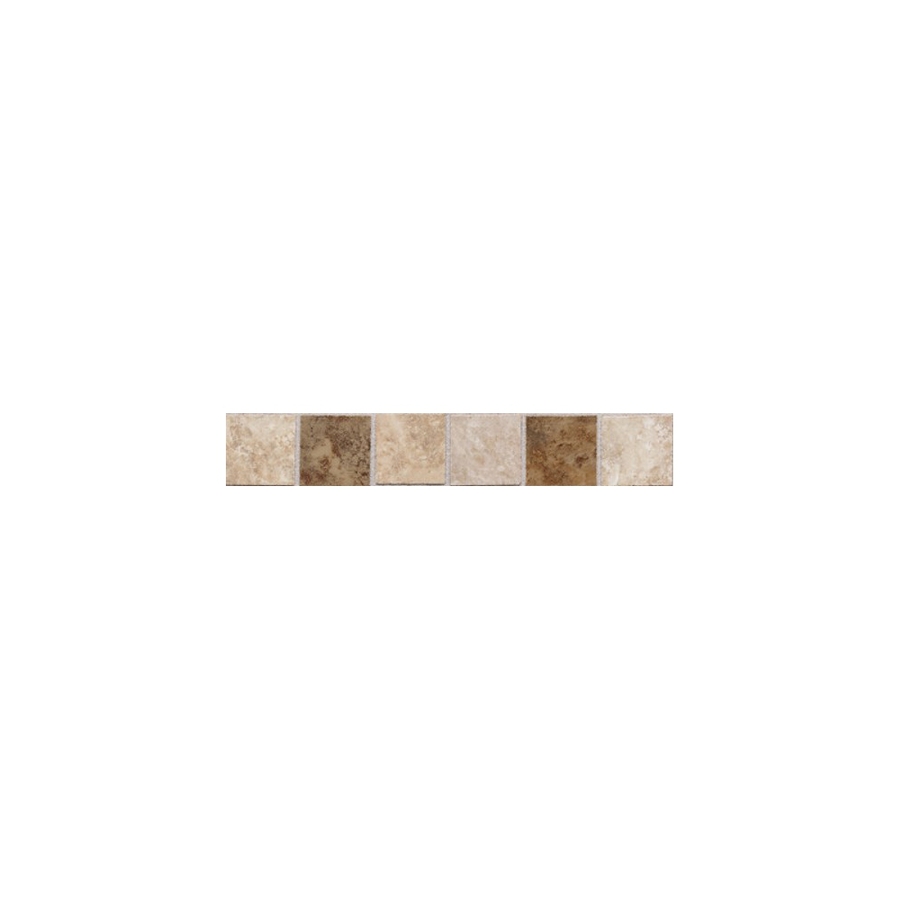 American Olean Belmar Cream Blend Ceramic Bullnose Tile (Common 2 in x 12 in; Actual 2 in x 12 in)