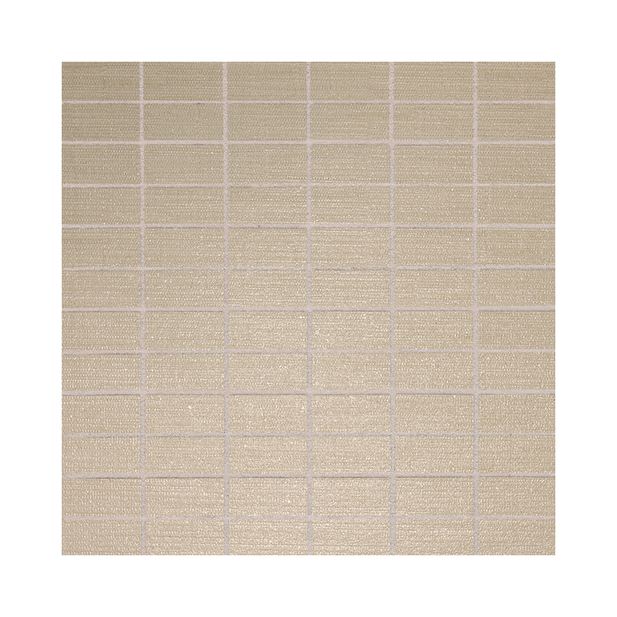 American Olean 10 Pack Infusion Beige Fabric Thru Body Porcelain Mosaic Subway Floor Tile (Common 12 in x 12 in; Actual 11.75 in x 11.75 in)