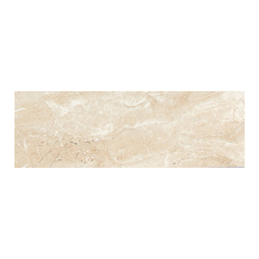 American Olean Torre Venato Crema Glazed Porcelain Indoor/Outdoor Bullnose Tile (Common 3 in x 13 in; Actual 3 in x 13.12 in)