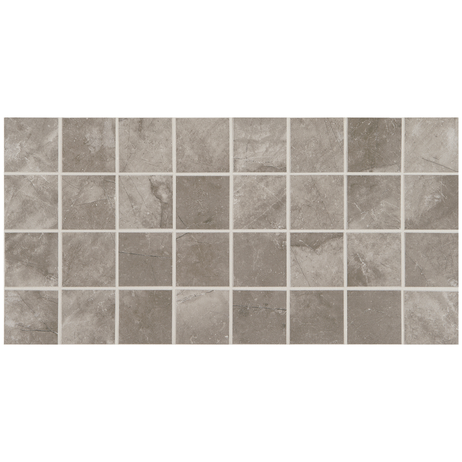 American Olean 12 Pack Bevalo Mist Ceramic Mosaic Square Floor Tile (Common 12 in x 24 in; Actual 11.93 in x 23.93 in)