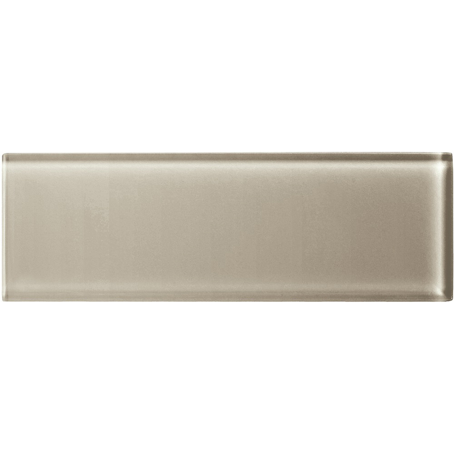 American Olean Color Appeal Oxford Tan Glass Wall Tile (Common 4 in x 12 in; Actual 3.87 in x 11.75 in)