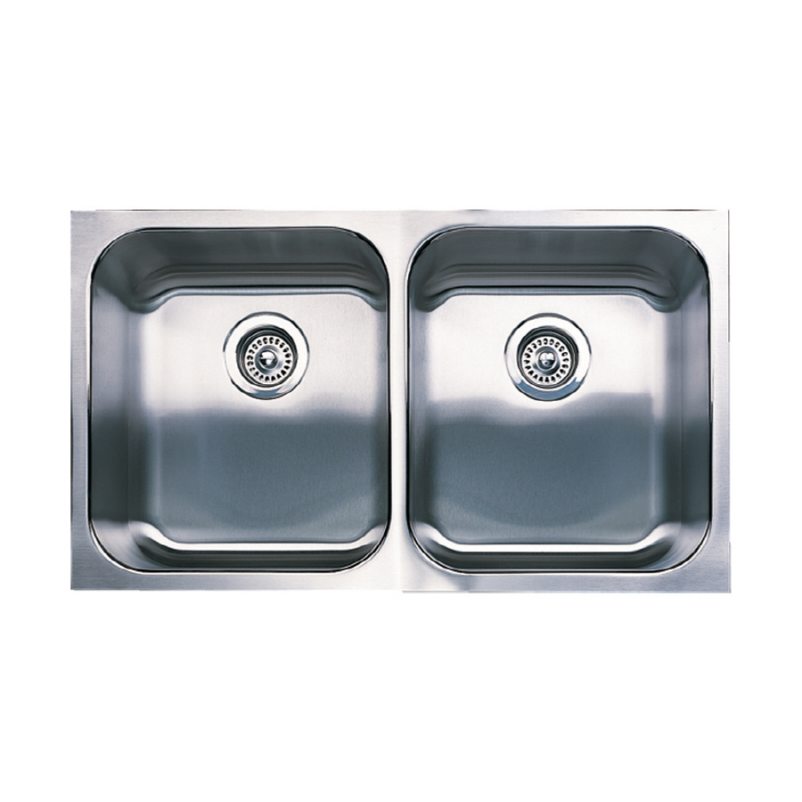 BLANCO Spex 20 Gauge Double Basin Undermount Stainless Steel Kitchen Sink