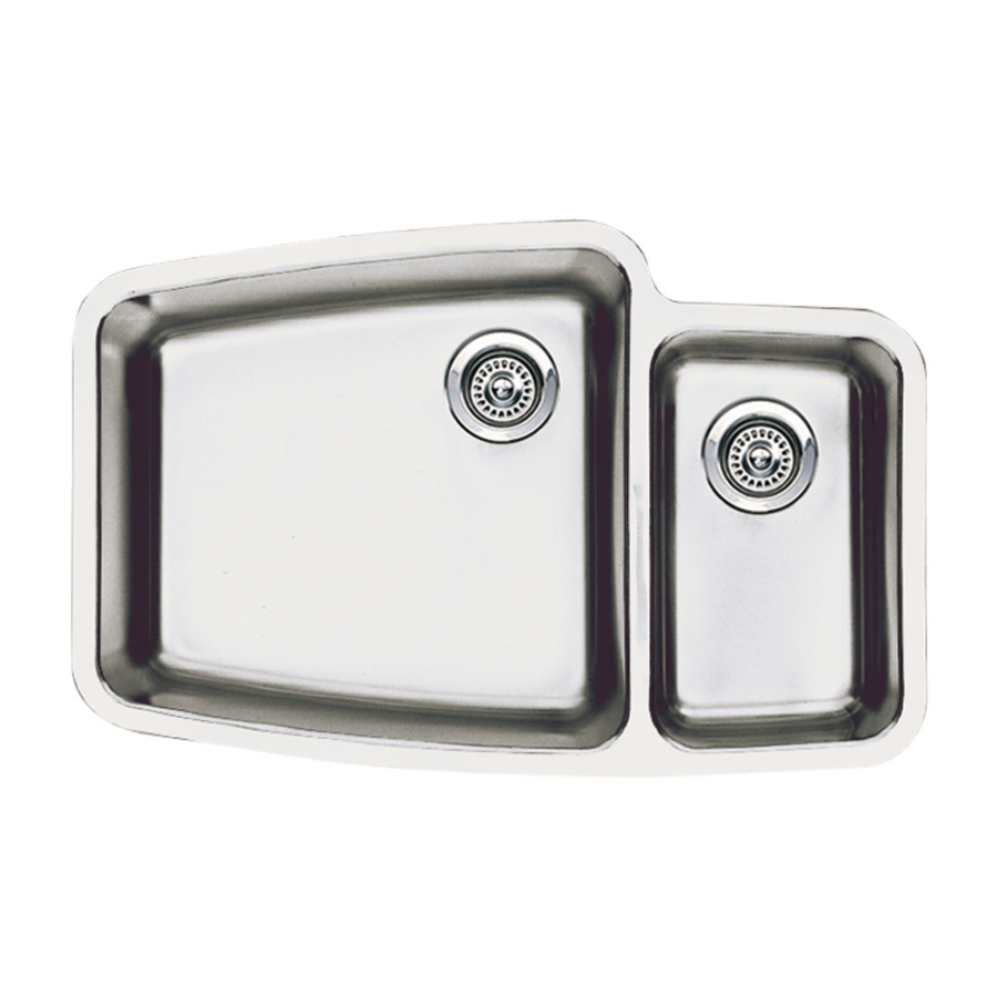 BLANCO Performa 18 Gauge Double Basin Undermount Stainless Steel Kitchen Sink