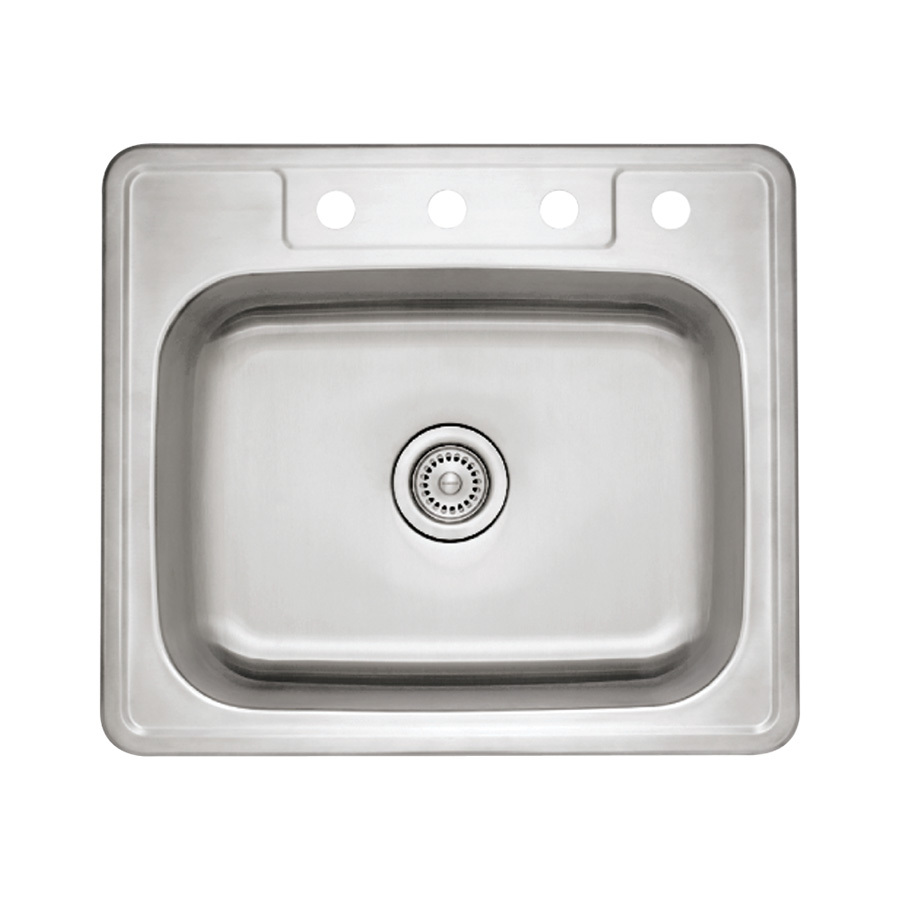 BLANCO Spex II 22 Gauge Single Basin Drop In Stainless Steel Kitchen Sink