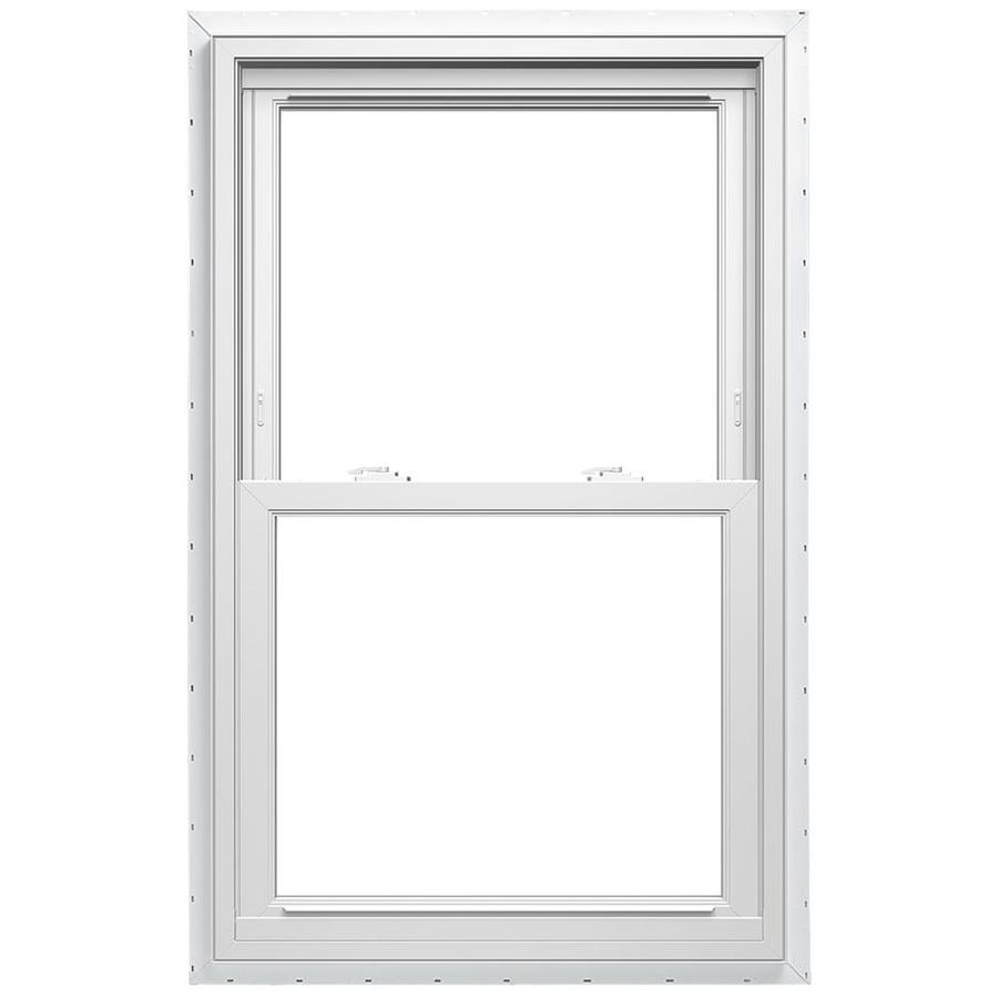 ThermaStar by Pella Vinyl Double Pane Annealed Double Hung Window (Rough Opening 36 in x 46 in Actual 35.5 in x 45.5 in)