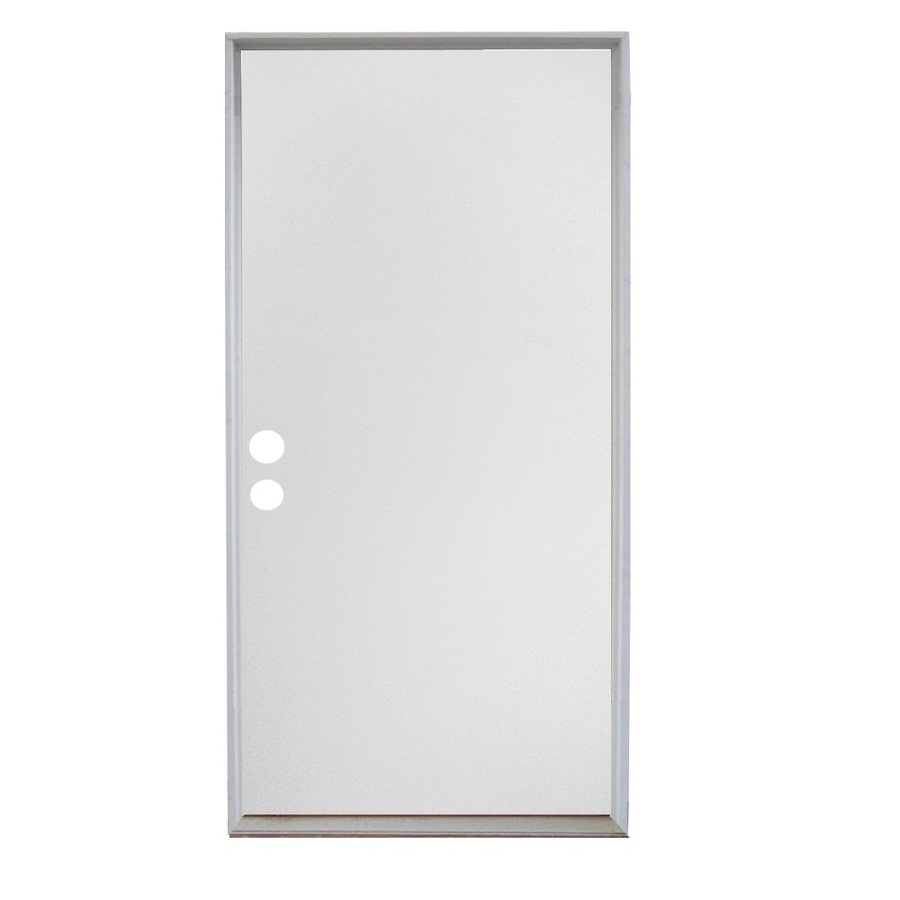 ReliaBilt 37.5 in x 81.75 in Flush/Lauan Composite Wood Door