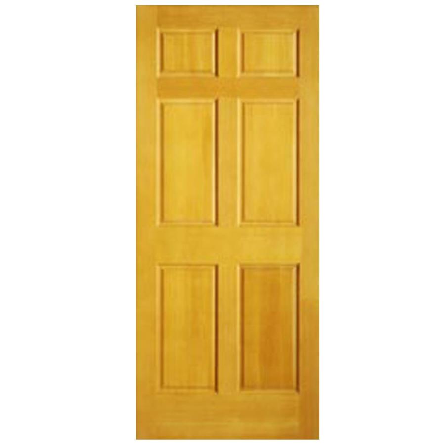 ReliaBilt 6 Panel Pine Slab Interior Door (Common 28 in x 80 in; Actual 28 in x 80 in)