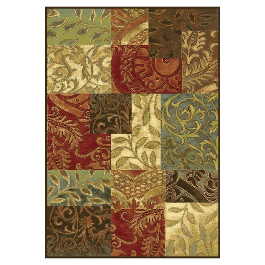 KAS Rugs Todays Treasures Brown Rectangular Indoor Woven Area Rug (Common 8 x 11; Actual 94 in W x 134 in L x 0 ft Dia)