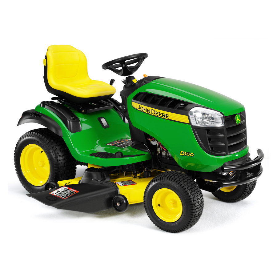 John Deere D160 24 HP V Twin Hydrostatic 48 Riding Mower